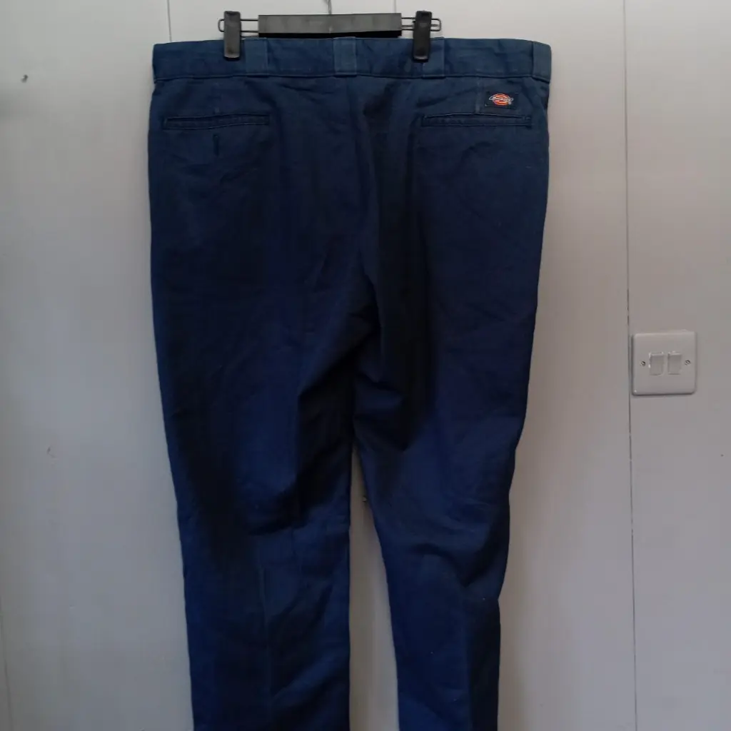 Navy Dickies 874 Original Fit trousers  straight leg, cotton skater Size UK 40 leg 28 inch 4.webp