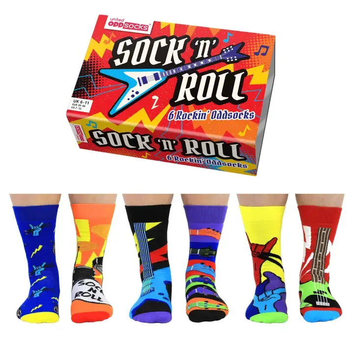 Sock n Roll 6 Odd Socks UK size 6-11 2.webp