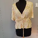 Primark Women's White and Yellow Blouse 2.webp