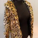 Leopard print coat with hood XL size 4.webp