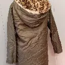 Reversible Leopard print faux fur and nylon coat with hood  3.webp