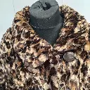 Brown and tan leopard print faux fur long coat 3.webp