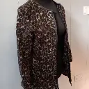 Leopard print jacket with leather type trim 2.webp