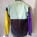 Vintage late 80s Ultima Italian Cycling Satin Jacket 2 rear pockets 3.webp