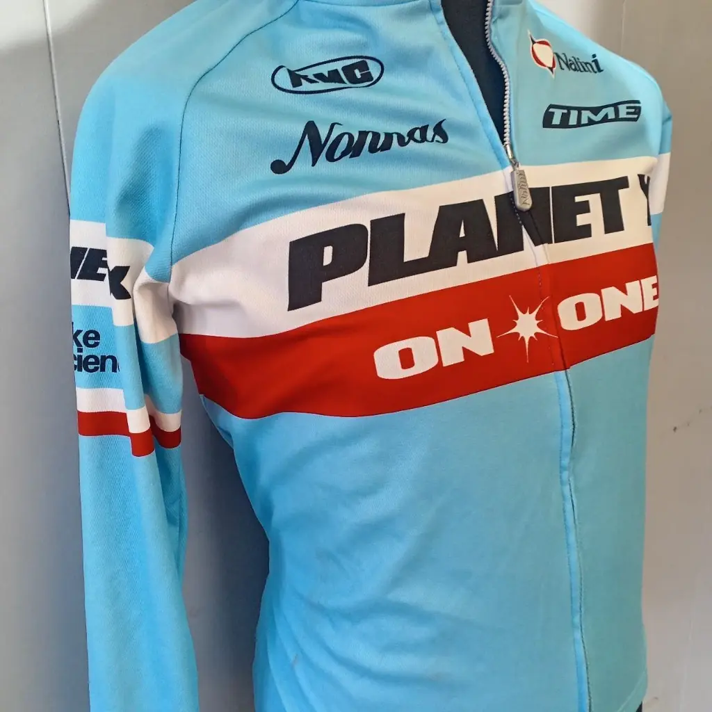 Nalini Italua Planet X On One early 1990s vintage cycling jersey Time KMC Nonnas 2.webp