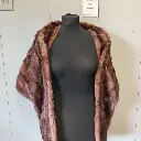 vintage brown muskrat fur stole cape 1940s 2.webp