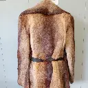 Vintage super cozy 1970s or 80s Brown Rabbit Fur Jacket 3.webp