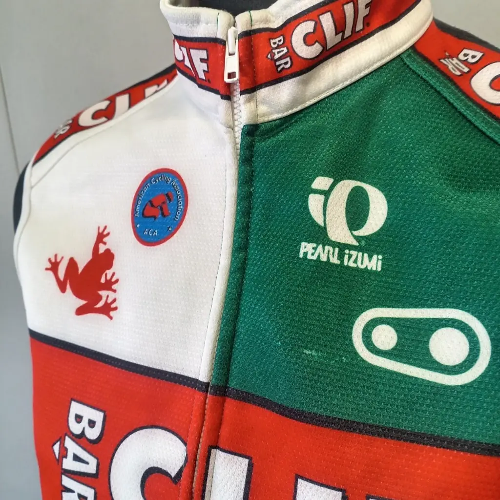 Pearl Izumi Clif Bar vintage 1990s cycling gilet vest 2.webp