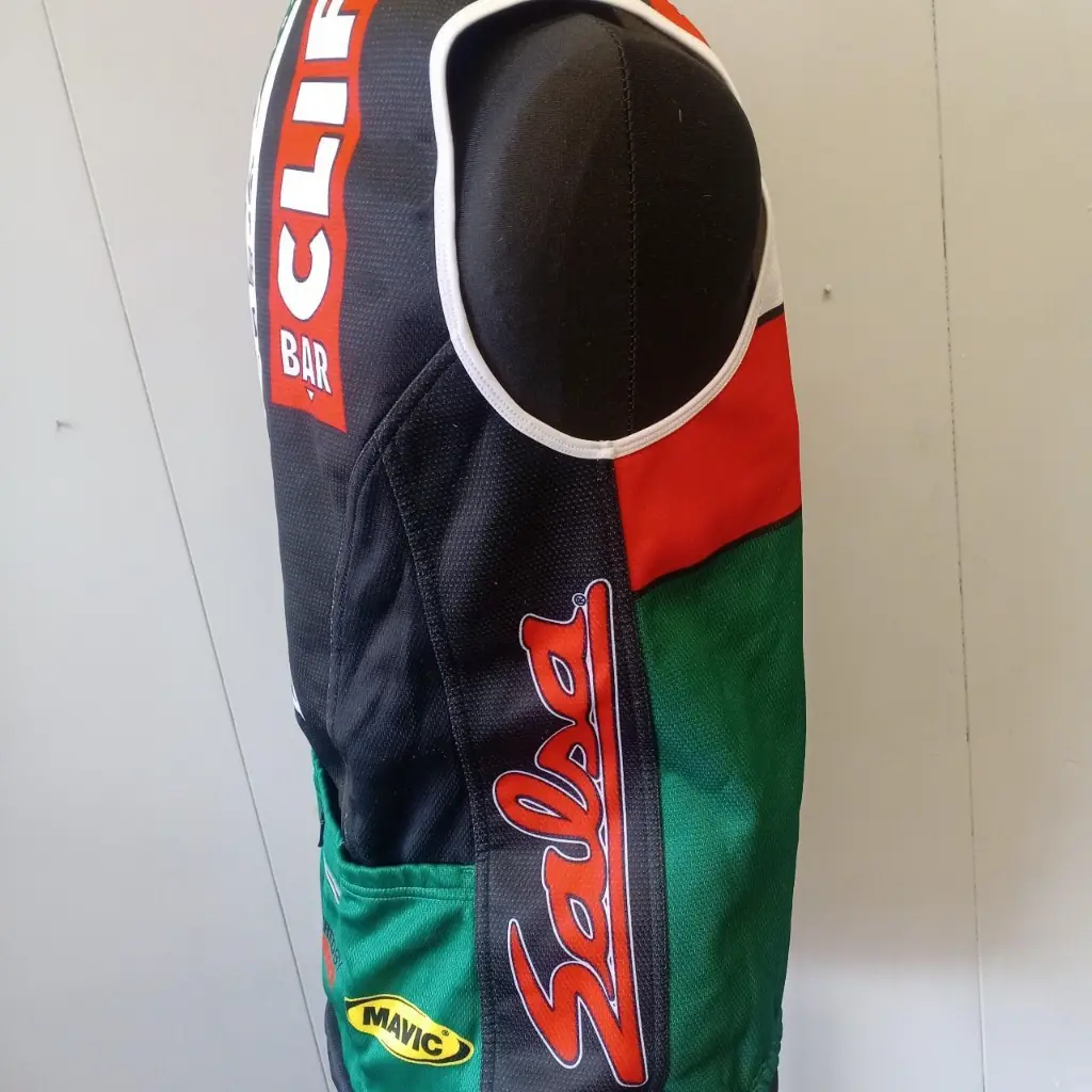 Pearl Izumi Clif Bar vintage 1990s cycling gilet vest 4.webp