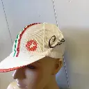 White and red vintage 90s Castelli cycling cap 5.webp