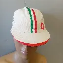 White and red vintage 90s Castelli cycling cap 1.webp