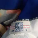 Blue and red Vintage 90s Mapei bib shorts 5.webp