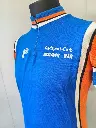 Radsport Berliner Bar 1980's vintage Cycling jersey Blue And Orange 2.webp
