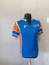 Radsport Berliner Bar 1980's vintage Cycling jersey Blue And Orange 4.webp