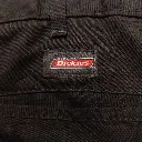Black Dickies cargo trousers skater Missing fastening button size UK 36 leg 34 inch 3.webp