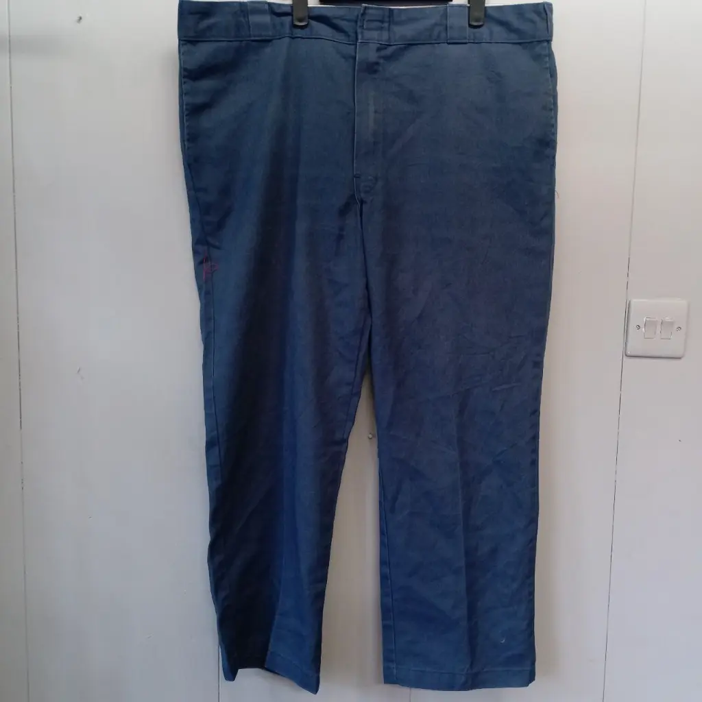 Navy Dickies 874 Original Fit trousers  straight leg, cotton skater Size UK 40 leg 28 inch 2.webp