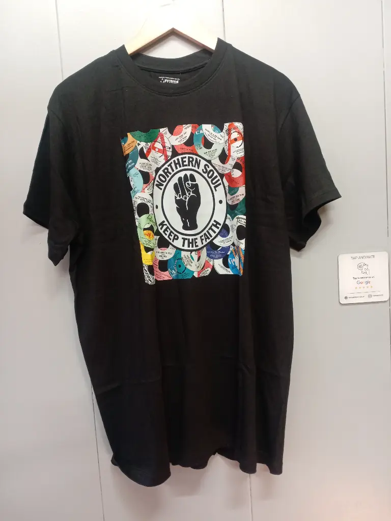 Northern Soul Unisex Black TShirt