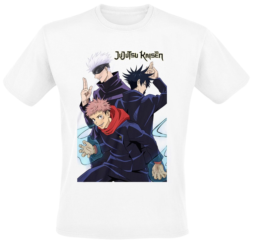 Jujutsu Kaisen - Anime T-Shirt - Trio - S to XXL - for Men - White