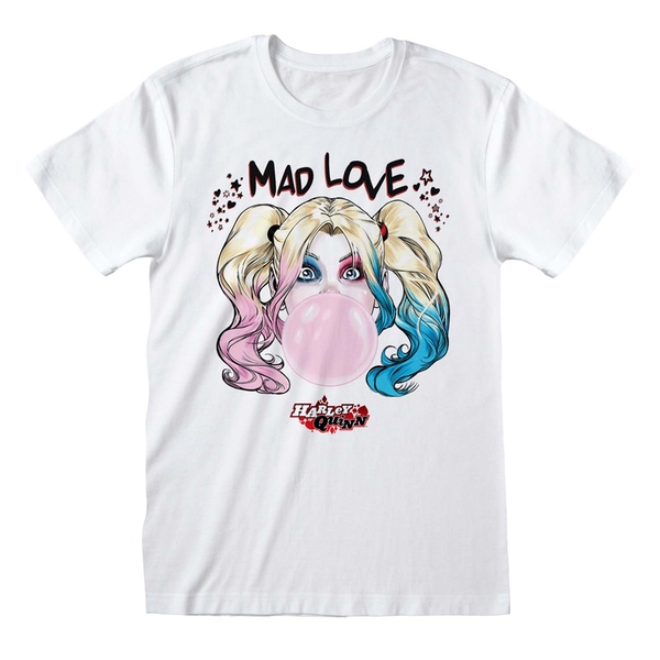 Harley Quinn Mad Love -  White Tee