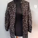 Leopard print jacket with leather type trim Old Navy San Francisco California Gap
