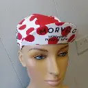 Rare Vintage Morvelo polka dot cycling cap 1990s