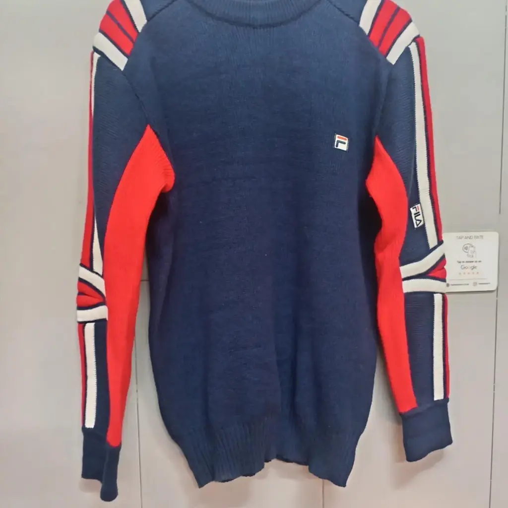 Original 80s Fila Maglificio Biellese Wool Sweater