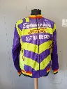 Nico lapage Sportwear Cycling Jacket 1990s vintage purple and yellow