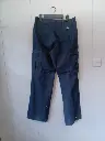 Faded black Dickies cargo trousers with a distressed look grunge size UK 38 leg 31 inch