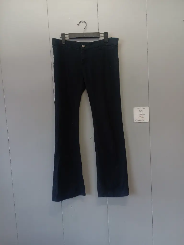 Black Dickies flare corduroy trousers flares USA size 11 UK 14 waist measures 34 inch, leg 30 inch