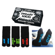 Sweary Rude Socks Box of 6 UK size 6-11