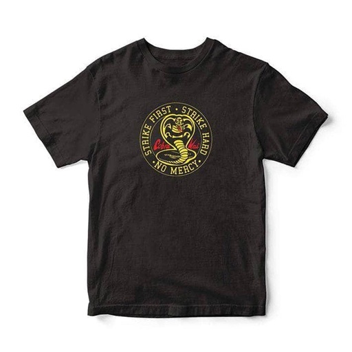 Cobra Kai No Mercy Black Short Sleeve T-Shirt