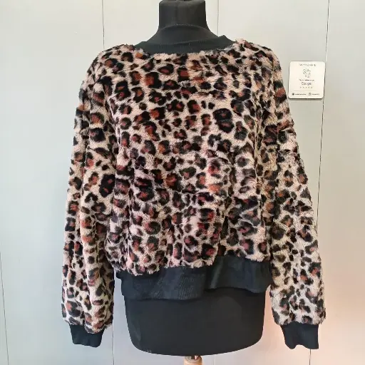 Wild Fable Women's Brown and Tan Sweatshirt size 14
