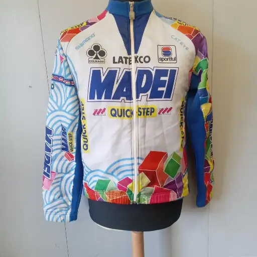Mapei-QuickStep Sportful vintage long sleeve cycling jersey