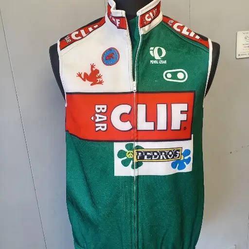 Pearl Izumi Clif Bar vintage 1990s cycling gilet vest