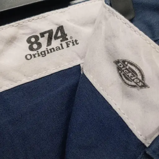 Navy Dickies 874 Original Fit trousers  straight leg, cotton skater Size UK 40 leg 28 inch