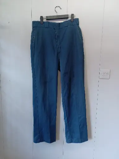 Blue Dickies 874 trousers - straight leg relaxed fit skater Size UK 32 leg 32 inch