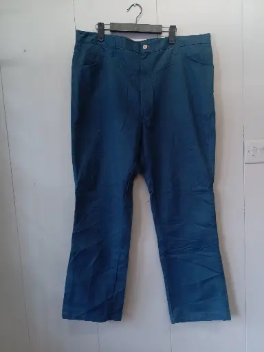 Blue Dickies cotton trousers skater streetwear size UK 40 leg 32 inch made in US