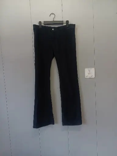Black Dickies flare corduroy trousers flares USA size 11 UK 14 waist measures 34 inch, leg 30 inch