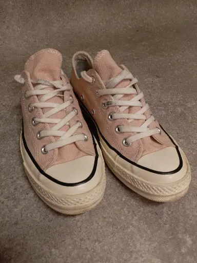 Pink pastel Converse Chuck 70 Ox Low Runners Trainers Sneakers retro vibes size 5